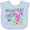 AE-Light Blue, variant on Inktastic My Great Aunt Loves Me Cute Dragonfly Boys or Girls Baby Bib