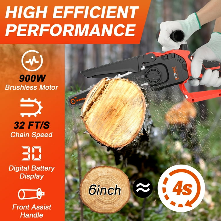正規品】Untimaty 充電式 チェーンソー小型チェーンソー 6インチ 正規品】Untimaty 充電式 チェーンソー小型チェーンソー 6インチ