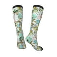 thumbnail image 5 of Lsque Watercolor Palm Tree Printed Crew Socks Men's Women's LightWeight Thin Casual Calf Socks ,Knee High Socks,Cotton Socks, 5 of 9