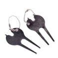 thumbnail image 3 of TAILTOSS 2Pcs Divot Turf Fork Alloy Keychain Bag Decoration for Golf Course 7 x 3.5cm, 3 of 5