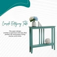thumbnail image 5 of Kings Brand Furniture - Entryway Table - Narrow Console Table - Console Table with Storage - Hallway Decor - Wood Console Tables for Entryway - Narrow Console Sofa Side Table - Foyer - Teal, 5 of 7