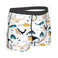 thumbnail image 2 of Rateoe Cute Whale Mens Boxer Briefs Poly Spandex Performance Boxer Briefs Underwear Hem Boxer Briefs - X-Large, 2 of 8