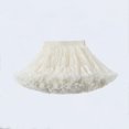 thumbnail image 2 of PINQI Kids Summer Short Skirt Toddler Girls Spring Summer Thin Ruffles Pleated Multi Layer Poncho Carnival Short Skirt Daily School Home Wear, 2 of 9