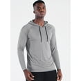 thumbnail image 2 of Cadmus Men's UPF 50+ Sun Protection Long Sleeve Shirts Dry Fit Hoodies for Running, Fishing, Hiking & Outdoor Workouts,1 Pack,096,Grey,XX-Large, 2 of 6