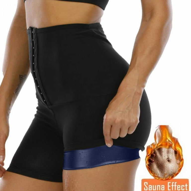 Stibadium Women Sauna Sweat Pants Sauna Shorts, Hot Thermo Slimming Workout  Leggings, Shapewear High Waisted Body Shaper Thighs Short 