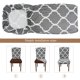 thumbnail image 4 of Fundas para sillas de comedor, fundas elásticas para sillas de comedor, protectores para muebles, extraíbles, lavables (paquete de 2) JFHHH pequeña, 4 of 5