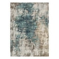 thumbnail image 4 of VUNATE 5'x7' Area Rugs for Living Room Washable Rugs Modern Abstract Distressed Indoor Rug Carpet Soft Fluffy Area Rugs for Bedroom Dining Room Office Kitchen Foldable Nonslip Rug Teal, 4 of 7