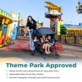 thumbnail image 4 of Foundations Gaggle Odyssey 4-Seat Quad Stroller, Reclining Bench Seats with Canopy, Red/Black​, 4 of 9
