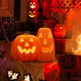 thumbnail image 7 of Mskk Pumpkin Lights Halloween Decoration, Orange LED Glowing Pumpkins, Halloween Decorative Ornaments for Indoor Mantel, Tabletop, and Home Party, 7 of 7