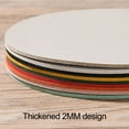 thumbnail image 3 of Hariumiu Round Cup Mat Vibrant Color Dining Table Placemat Wear Resistant Non-slip Design Round Square Cup Mat Mug Pad, 3 of 8