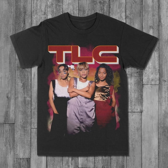Vintage TLC Group Graphic T-Shirt, TLC What About Your Friends Tee