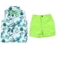 thumbnail image 5 of Conjunto de pantalones cortos de camisa para niño, conjunto de ropa de verano sin mangas con pajarita para niños, conjunto de pantalones cortos de camisa, características líderes en su clase, 5 of 8