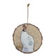 thumbnail image 1 of Precioso colgante de madera redondo de Navidad con estampado de animales Wmkox8yii fhajkh5596, 1 of 1