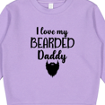 thumbnail image 3 of Inktastic I Love My Bearded Daddy Toddler Sweatshirt, 3 of 4