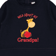 thumbnail image 3 of Inktastic Wild About My Grandpa Baby Sweatshirt, 3 of 4