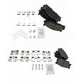 thumbnail image 3 of TRQ Front & Rear Premium Posi Ceramic Brake Pad Kit for Toyota Lexus BFA12996 Fits select: 2007-2017 TOYOTA CAMRY, 2007-2018 LEXUS ES, 3 of 4