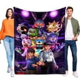 thumbnail image 1 of Cinco Noches en Freddy's anti-pilling, suave, ligera, esponjosa y acogedora de lujo para hogar y cocina – Perfecta para niños y adultos, 100 x 150 cm, 1 of 6