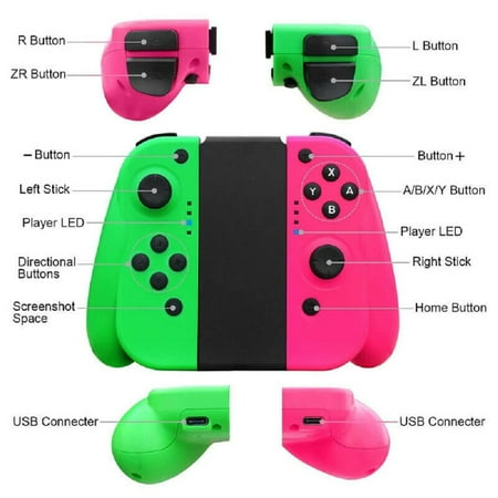 For Nintendo Switch Lite Joy-Con (L/R) Wireless Bluetooth Controller Gamepad NS