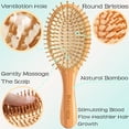 thumbnail image 2 of Kakating 4 Pack Bamboo Hair Brush for Hair Growth | Natural Wooden Hair Brushes Detangling Massaging Scalp Bulk, 2 of 6