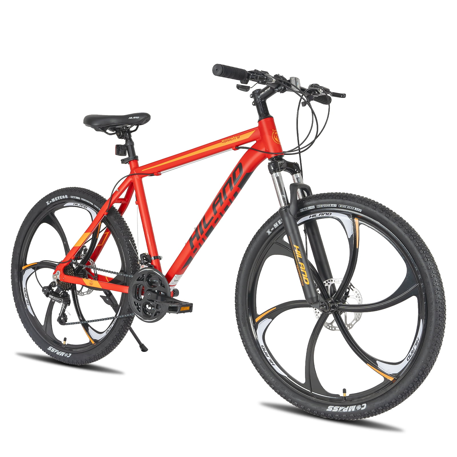 Dicteren verdacht Markeer Hiland 26 inch Mountain Bike, Shimano 21 Speeds, Aluminum 17/19 inch Frame  with Disc-Brake for Unisex Mens Womens MTB Bicycle - Walmart.com