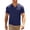 Navy, variant on V Neck Training Tees for Men Athletic Gym Short Sleeve Slim Fit Muscle Shirts Summer Casual Soft Breathable Workout Pullover Tops Black S