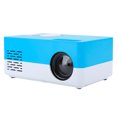thumbnail image 3 of Mini proyector portátil LED para cine en casa, reproductor multimedia de vídeo, proyector con estante, 100-240V, blanco, azul, enchufe AU, 3 of 5