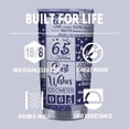 thumbnail image 4 of 65th Birthday Gifts for Women Men Vintage 1958 Tumblers 65 Year Old Birthday Supplies Vintage 1958 Back in 1958 Old Time Information Stainless Steel Vacuum Insulated Tumblers 20 oz, 4 of 6