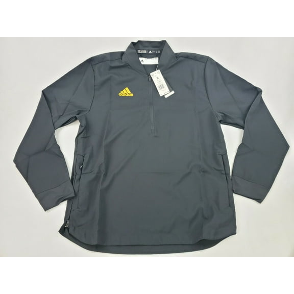 new Adidas Aeroready men light sweatshirt FQ1732 1/4 zip 125069557 black S $70