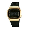 thumbnail image 3 of Casio A168WEGB-1BEF Unisex Collection Black Steel Bracelet Watch, 3 of 3