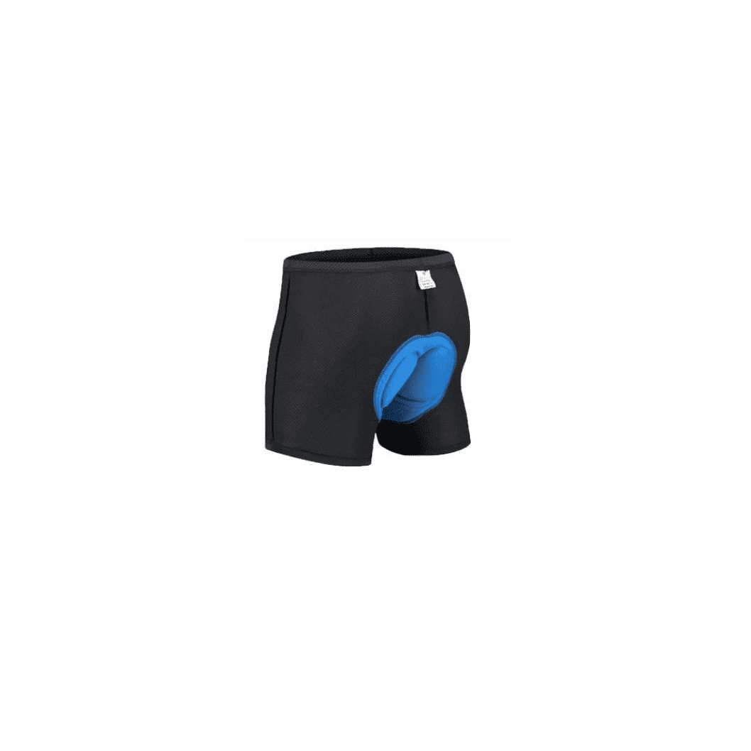 Men's Padded Cycling Underwear Cycle Undershorts MTB Bike Shorts Blue Size XXXL