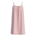 thumbnail image 1 of Ropa Playa Ocean Pacific para Mujer Vestido Sin Mangas con Elástico en Escote y Tirante Delgado Rosa Talla CH, 1 of 4