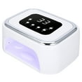 thumbnail image 3 of Nail Dryer Lamp, Time Touch Button Control UV LED Nail Lamp Intelligent With Automatic Infrared Sensor 12000mAH Lithium Battery For Manicure Store For DIY Nails EU Plug,UK Plug,US, 3 of 8