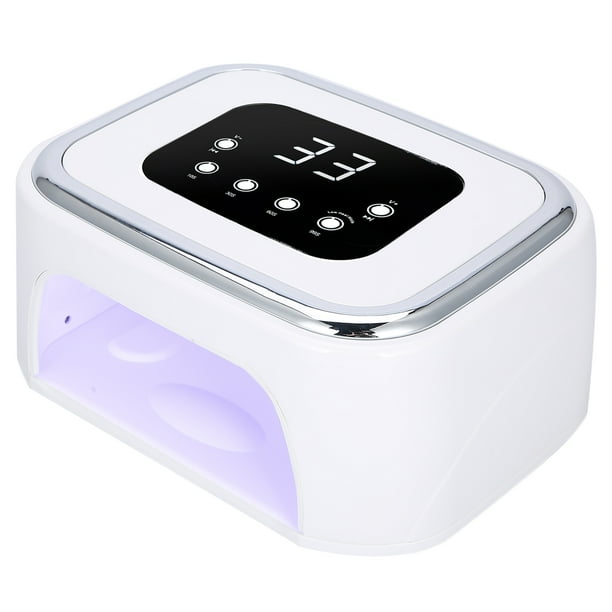 Lámpara de Unas LED UV, Mácina de Secado de Gel de Unas Lámpara de Unas Control recargable de Botón de Táctil Inteligente Para Unas de BricolaJe para