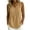 Khaki, variant on Wovilon Women's V-Neck Sleeveless Pleated Blouse with Decorative Button Detail, Relaxed Loose Fit Solid Color Casual Summer Tank Top Shirt for Vacation and Daily Wear