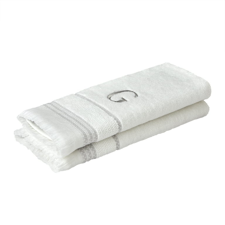 SKL Home Casual Monogram Hand Towel 2 Pack G