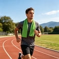 thumbnail image 4 of Cool Towel For Gym Portable With Snap Button Sweat Absorbent Fast Absorbing Ice Chill Towel Sports And Outdoor Sweat Wipe Wrist Towel, 4 of 6