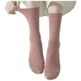 thumbnail image 2 of YYYTop Crew Socks for Women Crew Ankle Casual Dress Sock for Ladies Comfy Breathable Seamless Socks Bootie Socks, 2 of 7