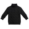 thumbnail image 3 of KyCheLot Pullover Sweaters for Boys Girls Solid Color Long Sleeve Round Neck Clothes Trendy Warm Knitted Tops, 3 of 6