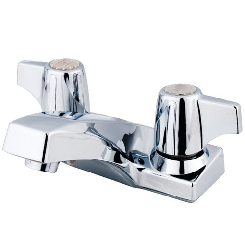 Kingston Brass KB100LP 4 in. Centerset Bathroom Faucet, Polished Chrome