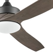 Honeywell Lynton 52 Ceiling Fan w/ Remote, Reversible Blades, Matte Black