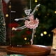 thumbnail image 3 of Crystal Clear Snowflake Christmas Tree Pendants Acrylic Elk Wreath Decorations For Holiday Party Transparent Hanging Ornament, 3 of 5