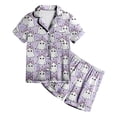thumbnail image 4 of 10-11 Years Tween Short Sleeved And Shorts Set Halloween Parties Bluey Halloween Costume Pumpkin Pjs, 4 of 5