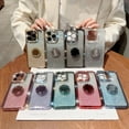 thumbnail image 2 of Glitter Gradient Popular TPU Phone case for iPhone 14 13 12 11 Pro Max Plus Unique Finger Ring Stand Border Bling Diamonds Back Cover(Clear,11 Pro Max), 2 of 8