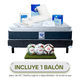thumbnail image 1 of Paquete Colchon Queen Size Spring Air Smith + 2 Almohadas + Box + Cubre Colchon + Juego de Sabanas, 1 of 11