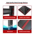 thumbnail image 6 of JHYKFG 48" W 5-Tier Garage Storage Shelves, Heavy Duty Garage Shelving with Adjustable Shelves, Metal Shelving Unit for Garage, Warehouse, Pantry, Black, 47.2" W x 19.7" D x 72" H, 6 of 10