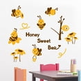 thumbnail image 3 of Adhesivo De Pared De Abeja, Adhesivo De Pared De Abeja Amarilla, Flor, Colmena, Flor, Película Adhesiva De Pared, Adhesivo De Pared Para Dormitorio, Sala De Estar, Sala De Juegos, Ventana Eigraketly HA013757-00, 3 of 7