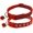 Red, variant on Minzimin 2-Pack Footprint & Reflective Cat Collar with Bell, & Dog Collars for Small Dogs. Use These Collars as Small Dog Collar.