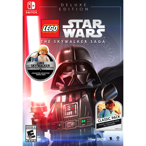 grad fraktion hylde LEGO Star Wars: The Skywalker Saga Deluxe Edition - Nintendo Switch -  Walmart.com