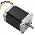 thumbnail image 4 of 2X Nema 23 Cnc Motor Paso A Paso 57X82mm 3A 2.2N.M D = 8mm 315Oz-in Nema23 Enrutador Cnc Fresadora de Grabado Impresora 3D, 4 of 5