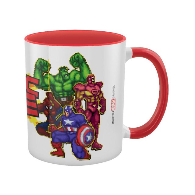 Marvel - Taza Diseño Medio Tono (Blanco)